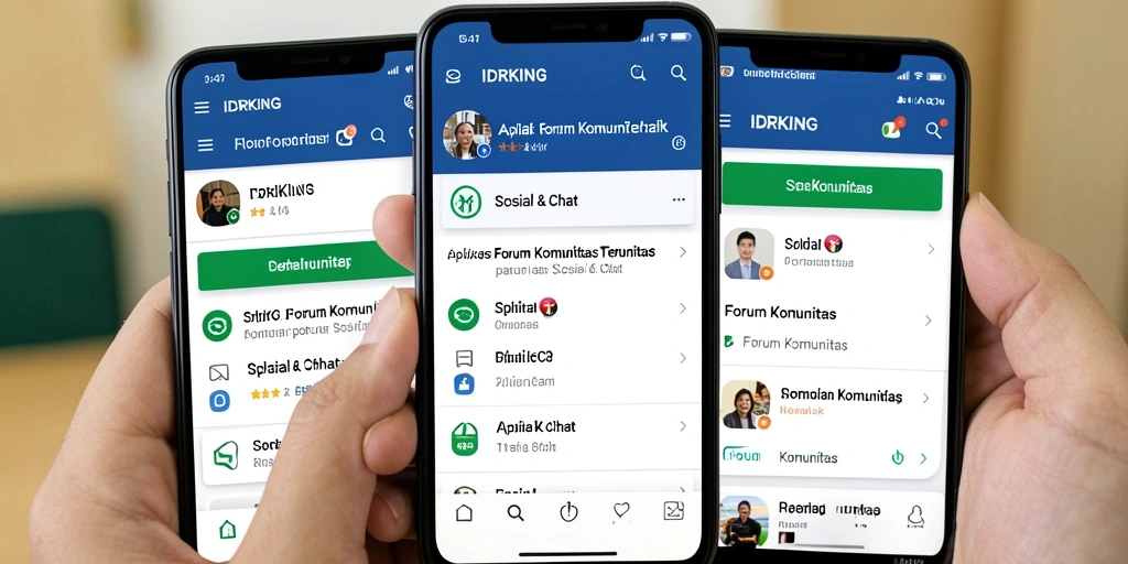 Tampilan antarmuka IDRKING yang menarik dan interaktif.
