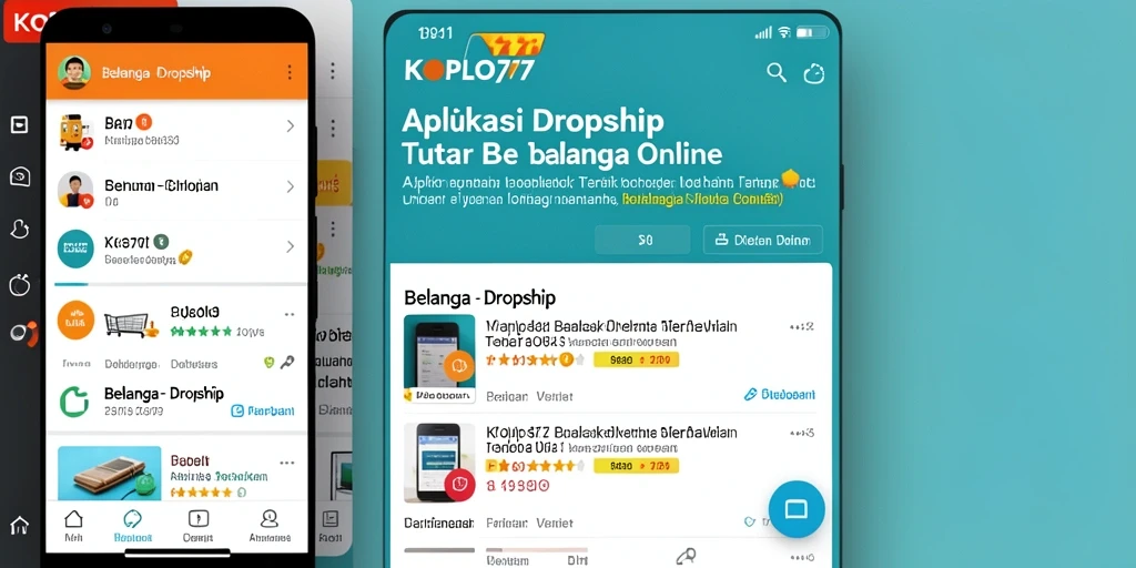 Tampilan antarmuka KOPLO77 yang intuitif dan menarik untuk pengalaman belanja.