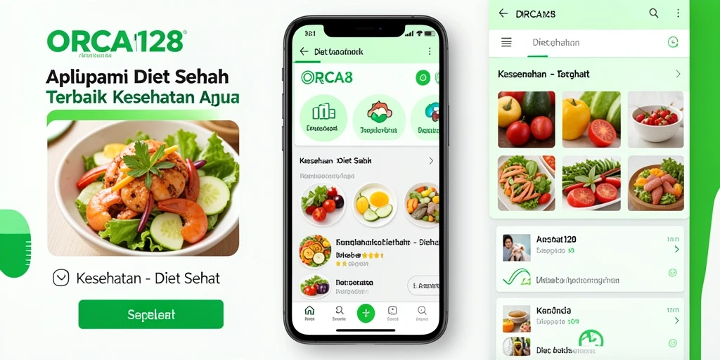 Tampilan antarmuka pengguna aplikasi ORCA128 yang bersih dan fungsional.